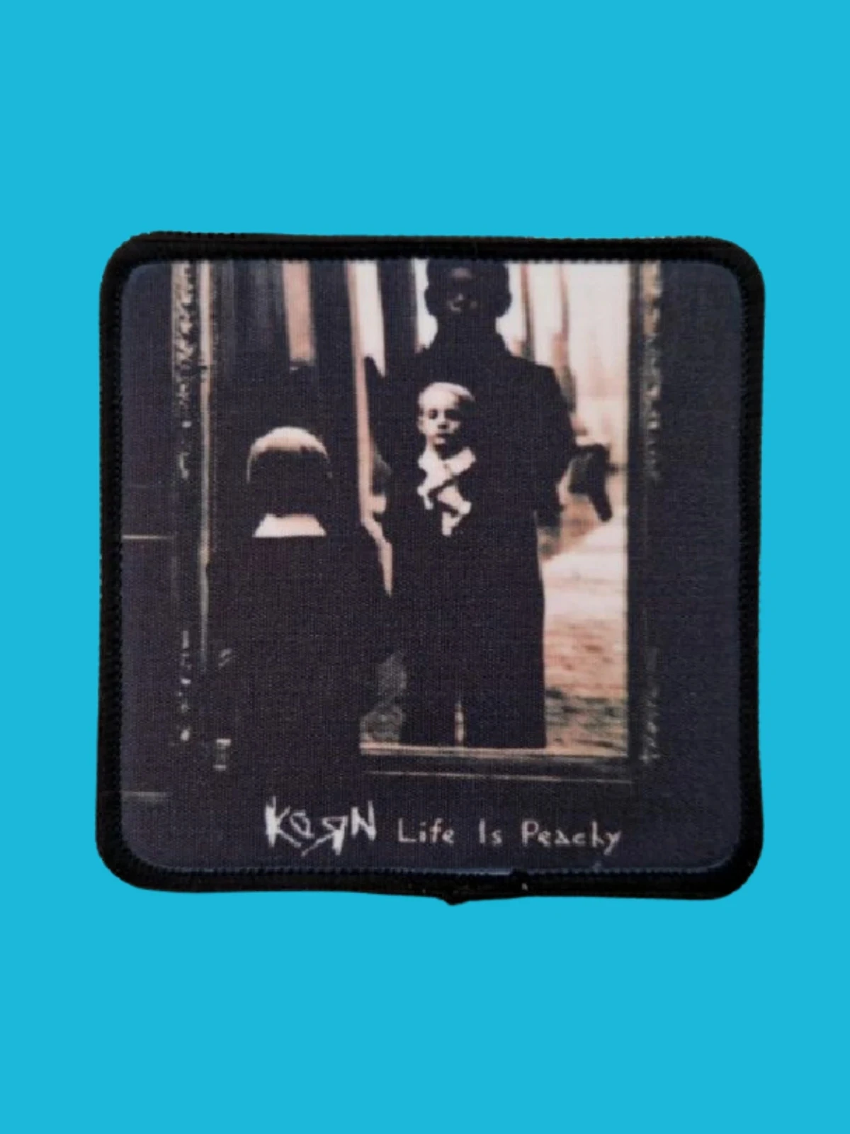 Patch Korn - Life is Peachy - Imprimé - Carré de 7,5 x 7,5 centimètres
